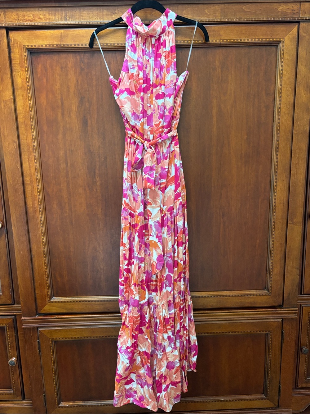 Petal and Pup Caroline Floral Halter Neck Maxi Dress - Picture 4 of 6